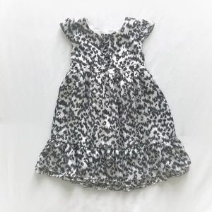Girls formal black and white dress.